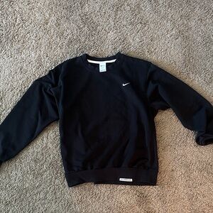 Nike Men's Classic Black Crewneck Sweater